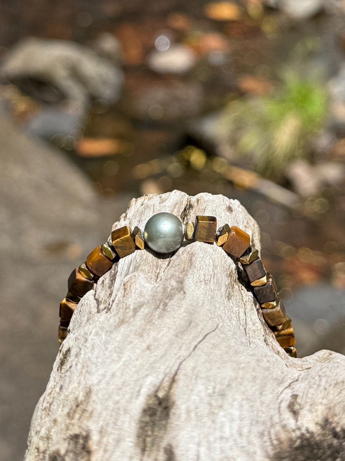 Bracelet Tama - Bracelets Perle de Tahiti Oeil de tigre